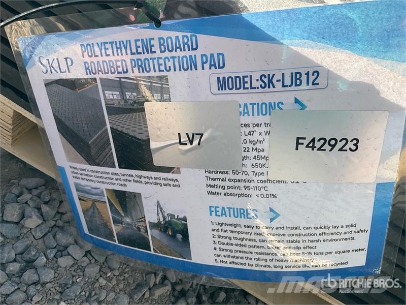 Quantity of (12) SKLP SK-LJB12 94 in x 47 in Road Muut