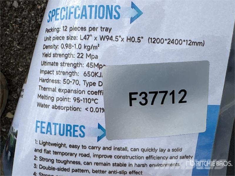 Quantity of (12) SKLP SK-LJB12 94 in x 47 in Road Transport Sonstige