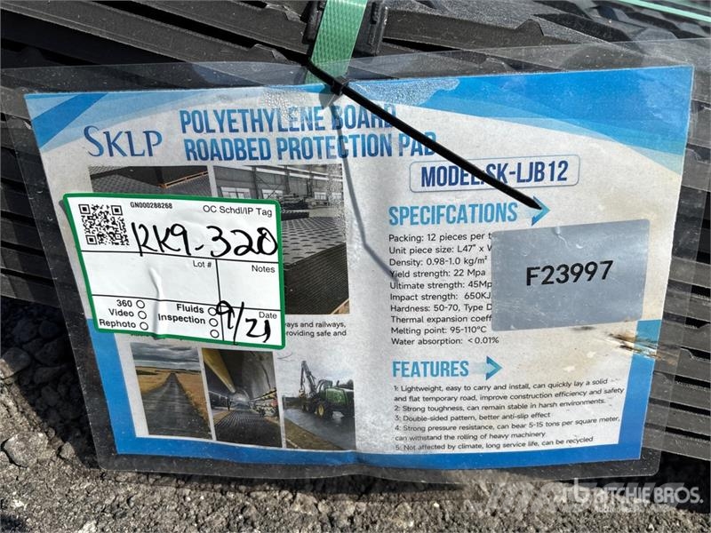 Quantity of (12)  SKLP SK-LJB12 94 in x 47 in Poly Trasporto - Altro