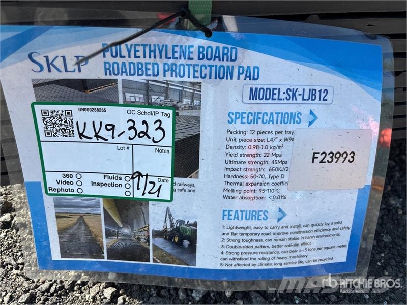  Quantity of (12)  SKLP SK-LJB12 94 in x 47 in Poly Trasporto - Altro