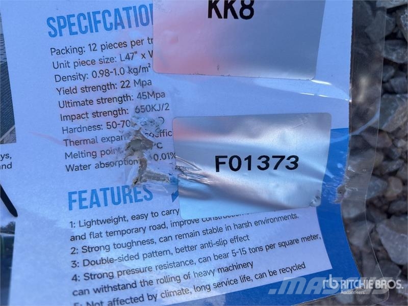 Quantity of (12) SKLP SK-LJB12 94 in x 47 in Poly Ostale kargo komponente