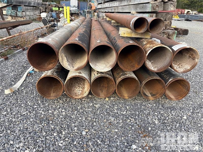 Quantity of (12) Victaulic Steel 10 In x 20 ft Pip Sistemi za namakanje