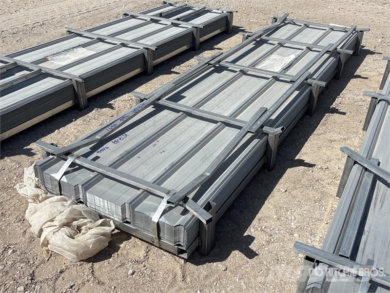  Quantity of (150)  KJ K084 12 ft Galvalume Corruga Lyftblock, vinschar och materialhissar