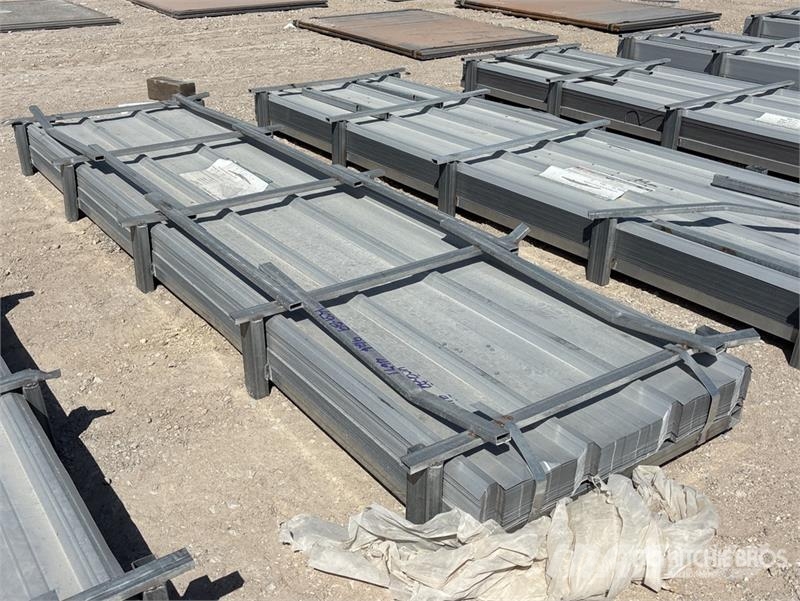 Quantity of (150)  KJ K084 12 ft Galvalume Corruga Lyftblock, vinschar och materialhissar