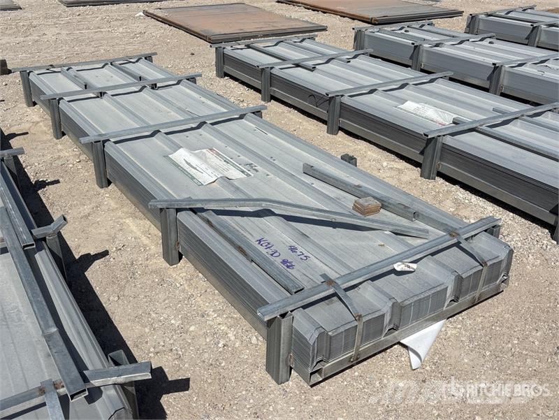  Quantity of (150)  KJ K084 12 ft Galvalume Corruga Lyftblock, vinschar och materialhissar