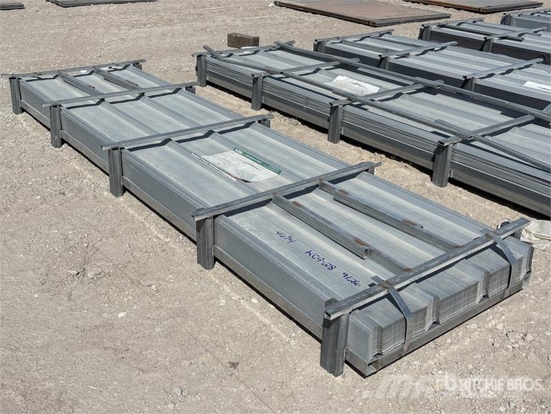  Quantity of (150)  KJ K084 12 ft Galvalume Corruga Lyftblock, vinschar och materialhissar