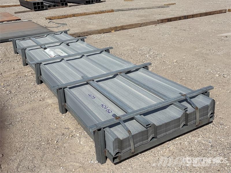Quantity of (150) KJ K084 12 ft Galvalume Corruga Lyftblock, vinschar och materialhissar