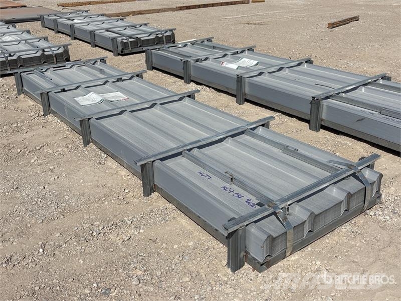  Quantity of (150)  KJ K084 12 ft Galvalume Corruga Lyftblock, vinschar och materialhissar
