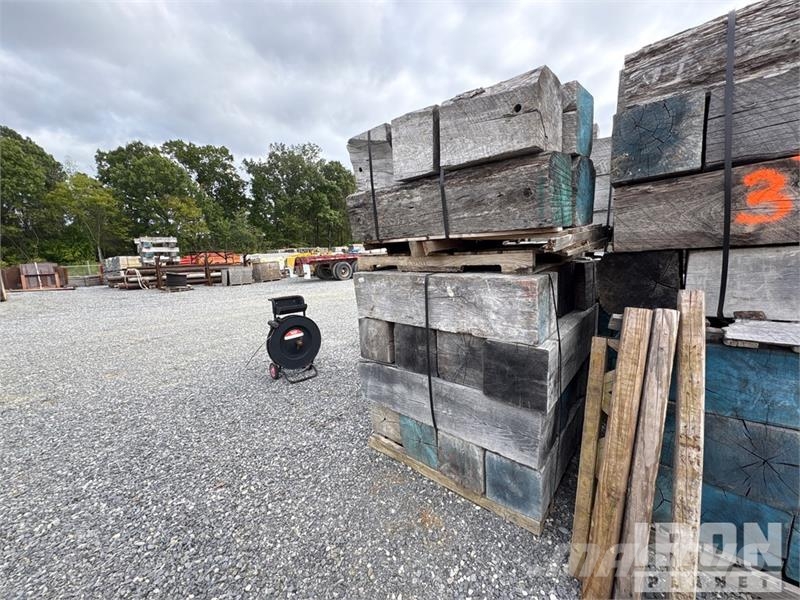  Quantity of (16) 12 In x 12 In x 4 ft Hard Wood Ti Seilwinden, Bauaufzüge und Lastenaufzüge