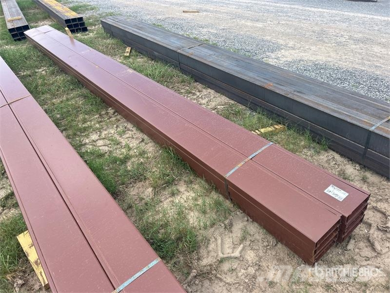  Quantity of (16) 8 in x 20 ft C- Purlin (Unused) Other components