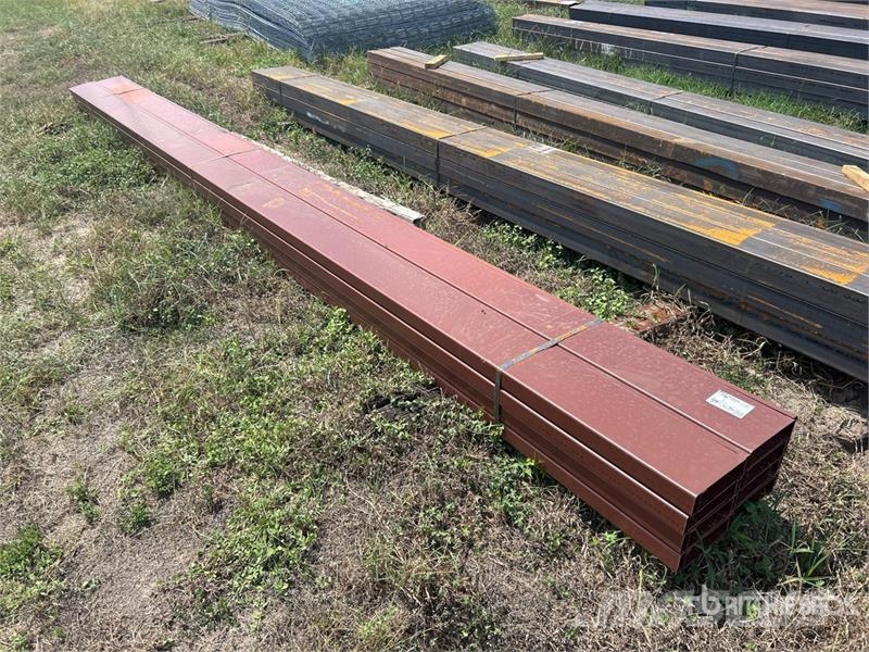 Quantity of (16) 8 in x 20 ft C- Purlin (Unused) Other components
