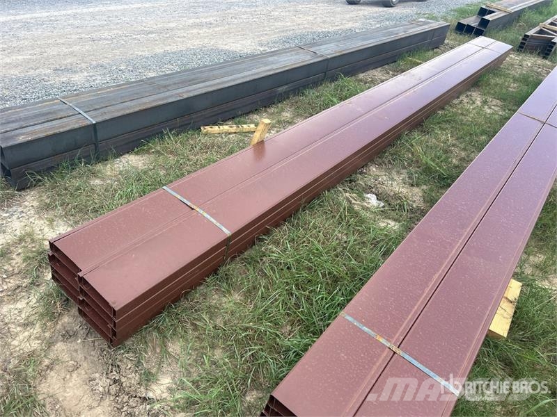  Quantity of (16) 8 in x 20 ft C- Purlin (Unused) Other components