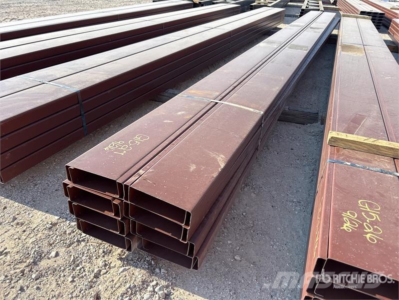  Quantity of (16) 8 in x 20 ft C- Purlin (Unused) Other components