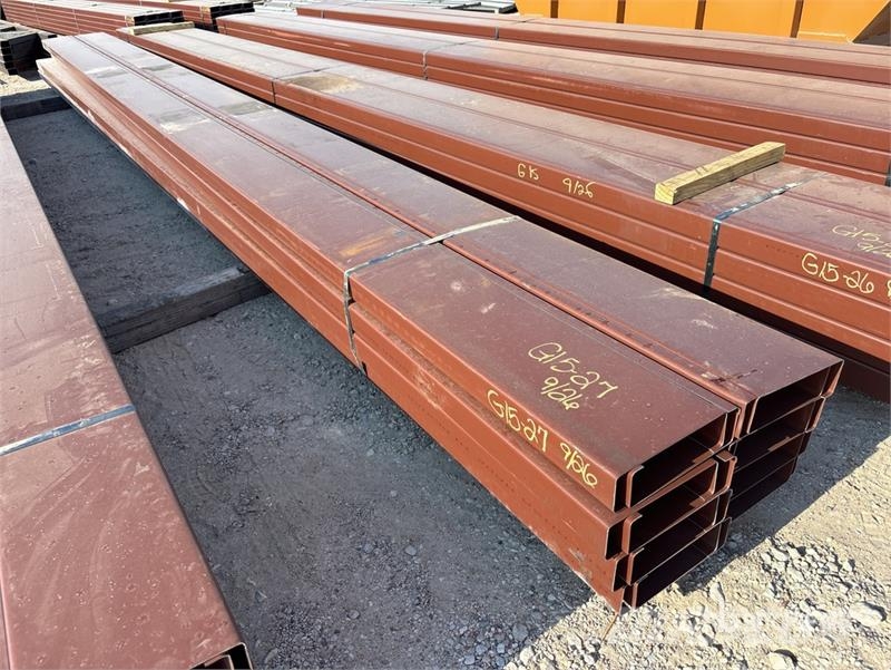  Quantity of (16) 8 in x 20 ft C- Purlin (Unused) Other components
