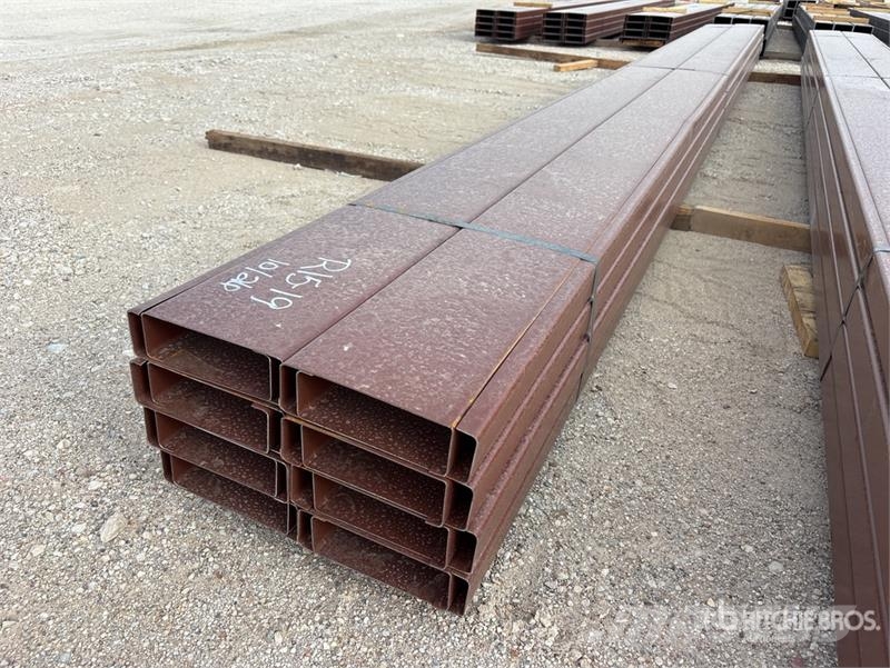 Quantity of (16) 8 in x 20 ft C- Purlin (Unused) Andre komponenter