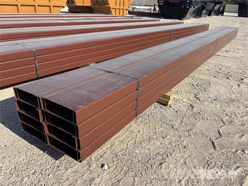 Quantity of (16) 8 in x 20 ft C- Purlin (Unused) Other components