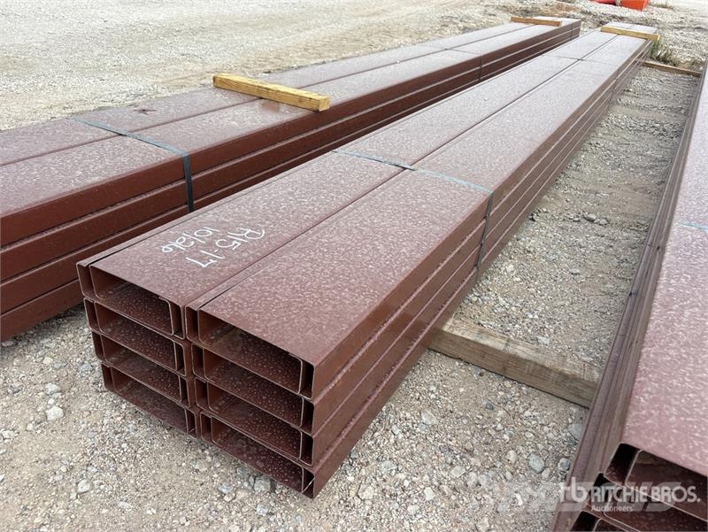 Quantity of (16) 8 in x 20 ft C- Purlin (Unused) Drugi deli