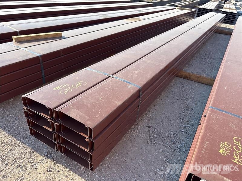  Quantity of (16) 8 in x 20 ft C- Purlin (Unused) Other components
