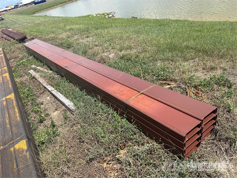 Quantity of (16) 8 in x 20 ft C- Purlin (Unused) Other components