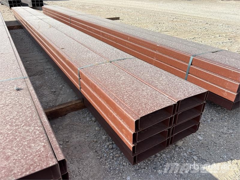  Quantity of (16) 8 in x 20 ft C- Purlin (Unused) Drugi deli