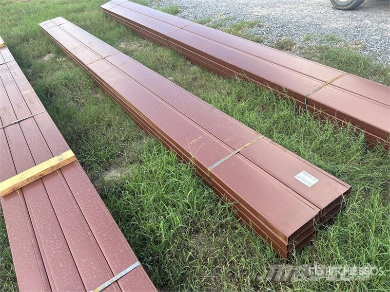 Quantity of (16) 8 in x 20 ft C- Purlin (Unused) Other components