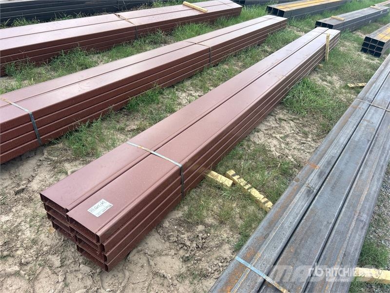  Quantity of (16) 8 in x 20 ft C- Purlin (Unused) Other components