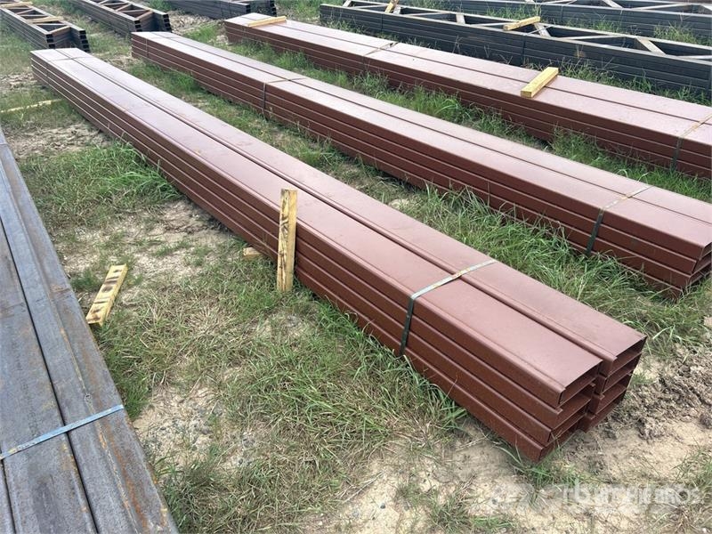  Quantity of (16) 8 in x 20 ft C- Purlin (Unused) Other components