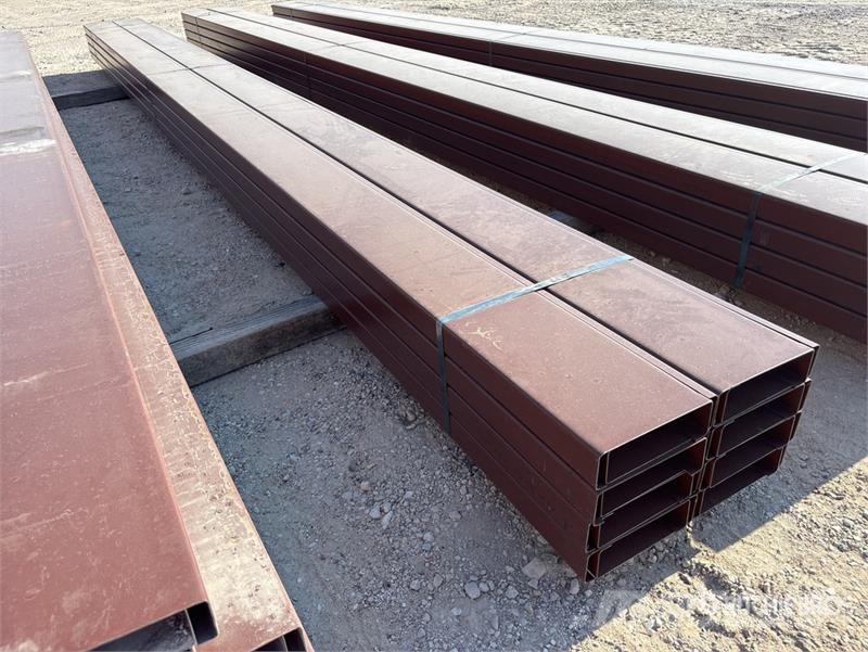 Quantity of (16) 8 in x 20 ft C- Purlin (Unused) Other components