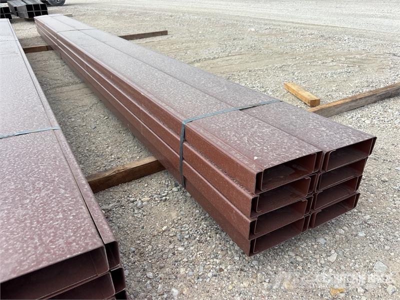 Quantity of (16) 8 in x 20 ft C- Purlin (Unused) Andre komponenter