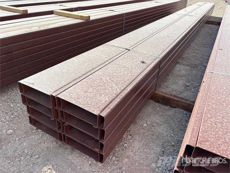 Quantity of (16) 8 in x 20 ft C- Purlin (Unused) Drugi deli