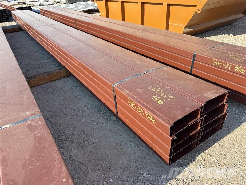  Quantity of (16) 8 in x 20 ft C- Purlin (Unused) Other components