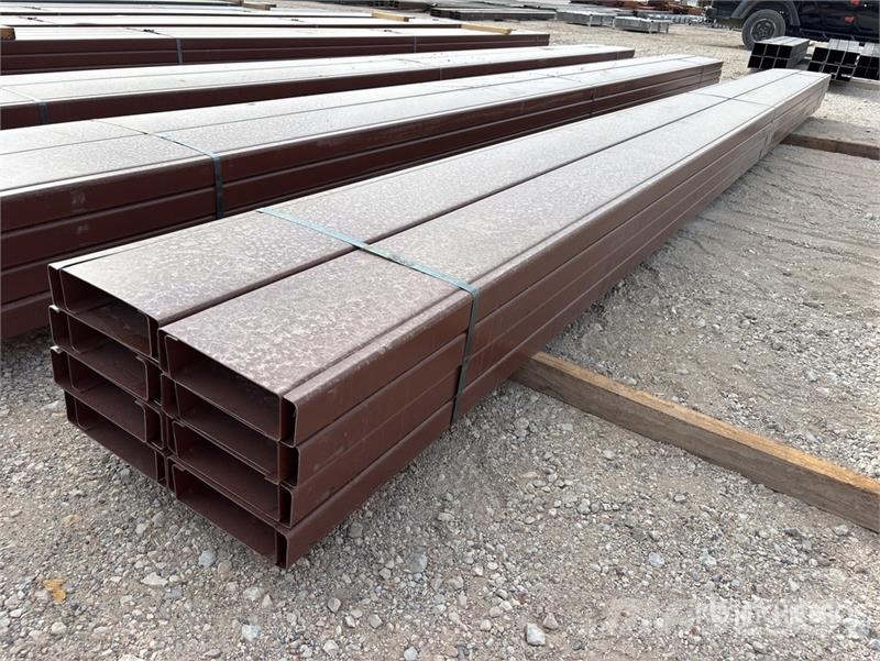 Quantity of (16) 8 in x 20 ft C- Purlin (Unused) Andre komponenter