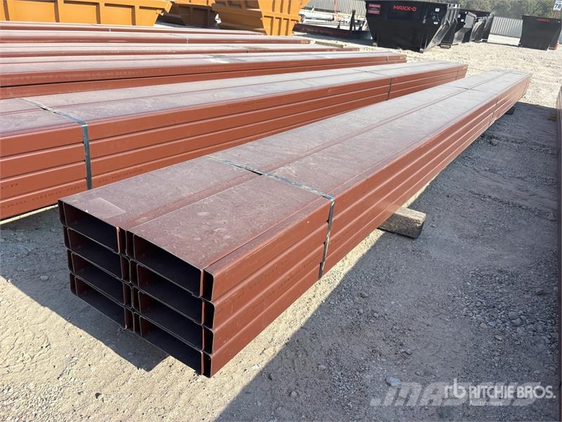 Quantity of (16) 8 in x 20 ft C- Purlin (Unused) Other components