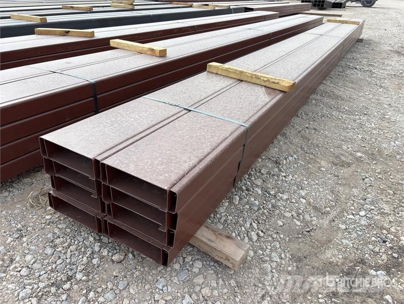 Quantity of (16) 8 in x 20 ft C- Purlin (Unused) Drugi deli