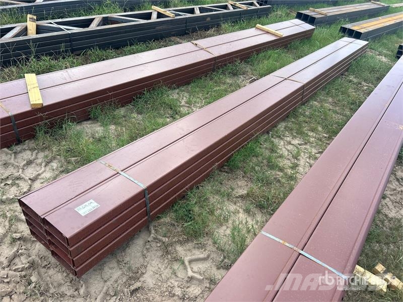 Quantity of (16) 8 in x 20 ft C- Purlin (Unused) Other components