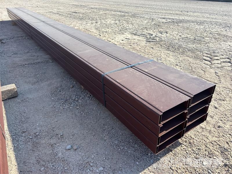 Quantity of (16) 8 in x 20 ft C- Purlin (Unused) Other components