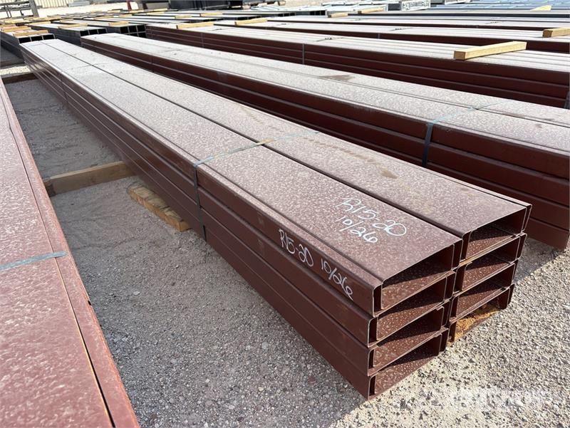  Quantity of (16) 8 in x 20 ft C- Purlin (Unused) Drugi deli
