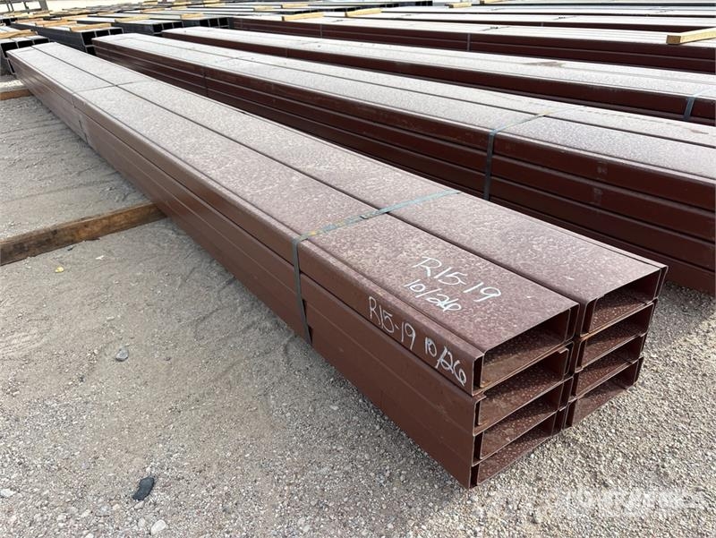 Quantity of (16) 8 in x 20 ft C- Purlin (Unused) Andre komponenter