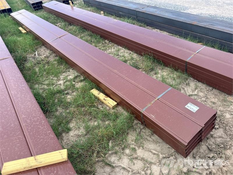 Quantity of (16) 8 in x 20 ft C- Purlin (Unused) Other components