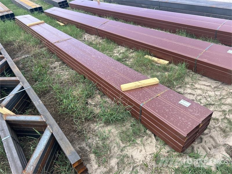 Quantity of (16) 8 in x 20 ft C- Purlin (Unused) Other components