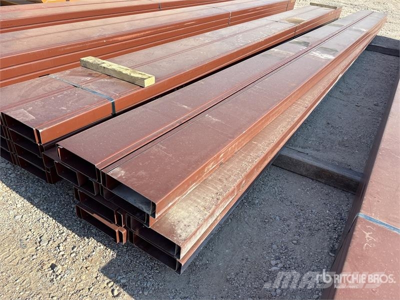  Quantity of (16) 8 in x 20 ft C- Purlin (Unused) Other components
