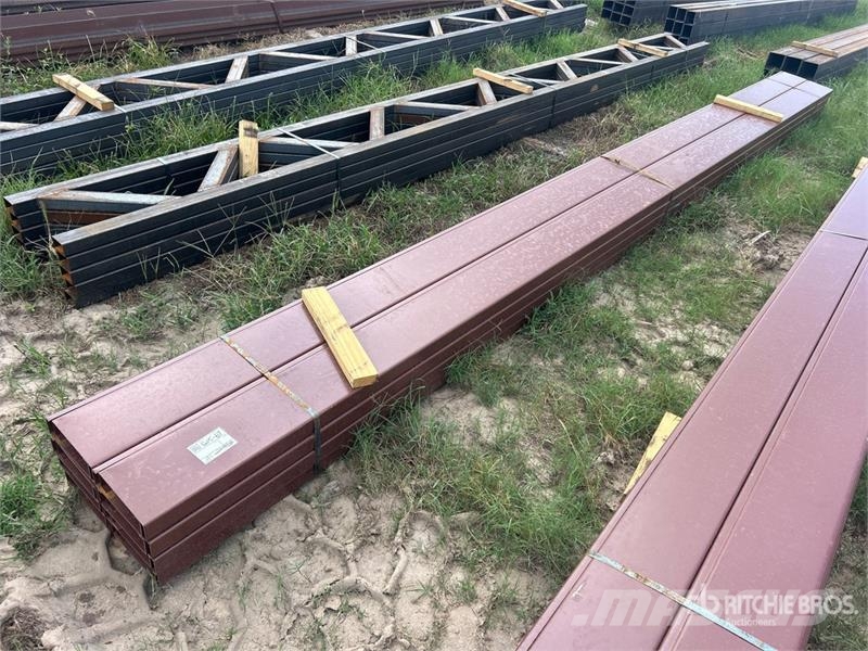 Quantity of (16) 8 in x 20 ft C- Purlin (Unused) Other components