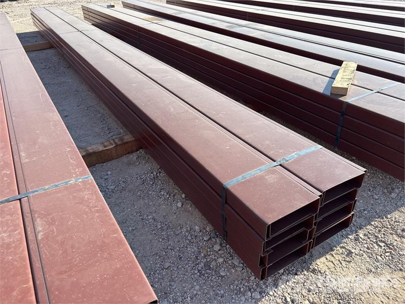  Quantity of (16) 8 in x 20 ft C- Purlin (Unused) Other components