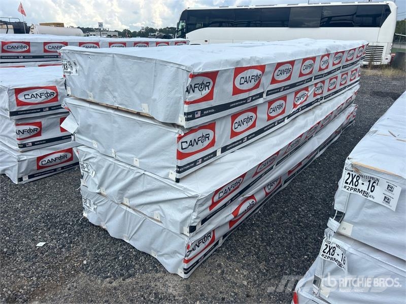 Quantity of (192) (4) Pallets of 2x8x16 SYP #2 Pri Other components