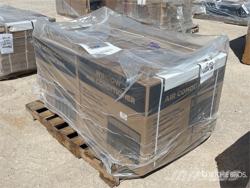  Quantity of (2) 18,000 BTU Window Air Conditioner Sildīšanas un atkausēšanas iekārtas