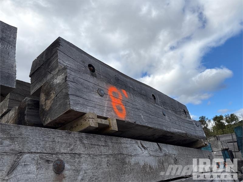 Quantity of (2) 4 ft x 8 ft x 12 In Crane Mats Запчасти для кранов