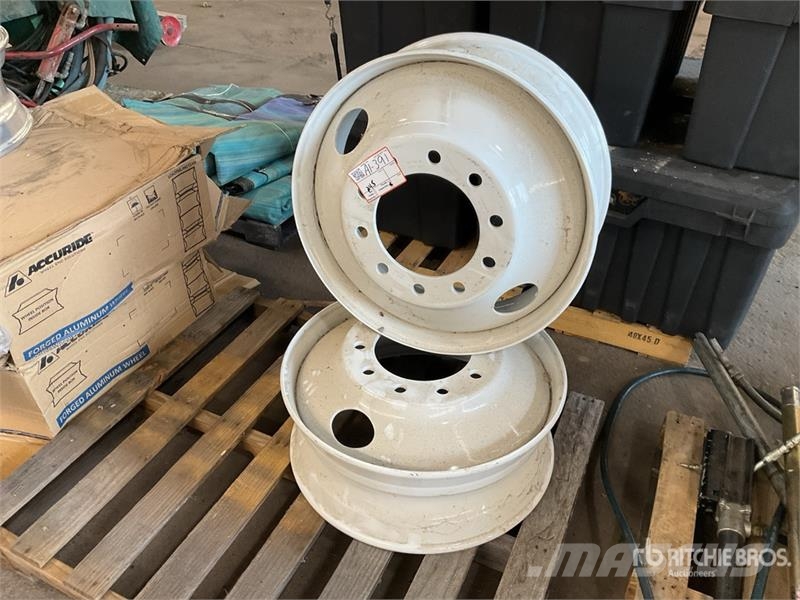 Quantity of (2) Accuride 24.5x8.25 Wheels Ruedas