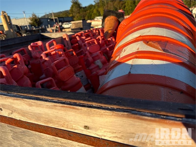 Quantity of (2) Crates of Traffic Cones Pipelayer dozers