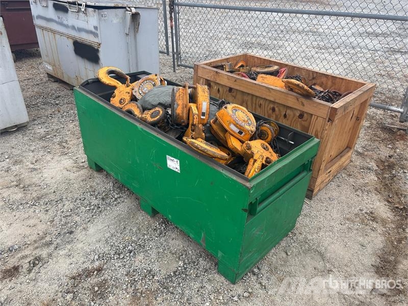  Quantity of (2) Crates of Harrington 10 Ton Chainf 건설 장비 - 기타