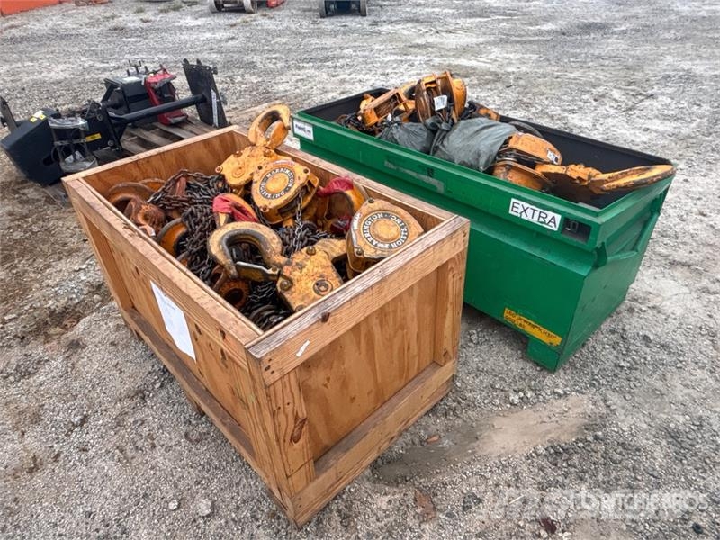  Quantity of (2) Crates of Harrington 10 Ton Chainf 건설 장비 - 기타